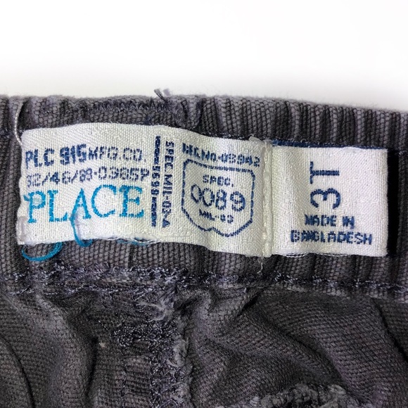 EST. 1989 3T GRAY CARGO PANTS WITH ADJUSTABLE WAIS - Picture 5 of 6